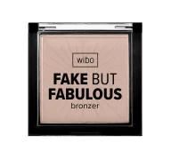 Bronzery i konturowanie twarzy - Wibo Fake But Fabulous bronzer w kompakcie 1 Sweet Coffee 9g - miniaturka - grafika 1