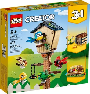 Lego Creator 3w1 - Budka dla ptaków 31143 - Klocki - miniaturka - grafika 1