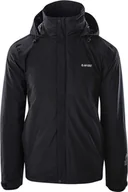 Kurtki i kamizelki sportowe męskie - Kurtka męska Hi-Tec Helmo czarna r. L - miniaturka - grafika 1