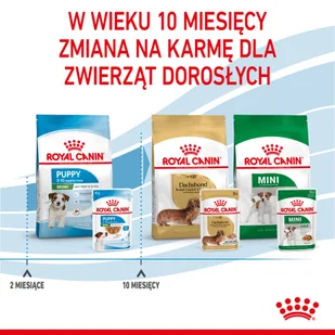 ROYAL CANIN Mini Puppy 12x85g karma mokra w sosie dla szczeniąt do 10 miesiąca, ras małych + niespodzianka dla psa GRATIS! - Mokra karma dla psów - miniaturka - grafika 11