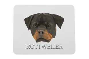 Rottweiler podkładka geometryczny Art-Dog - Podkładki pod mysz - miniaturka - grafika 1