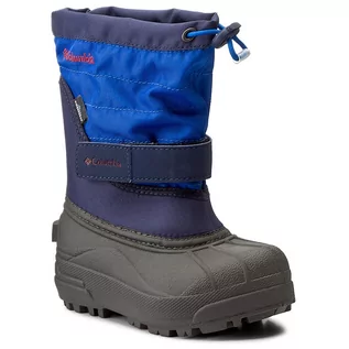 Buty dla chłopców - Śniegowce Columbia - Childrens Powderbug Plus II BC1326 Collegiate Navy/Chili 464 - grafika 1