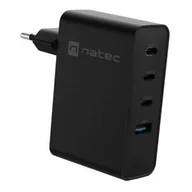 Ładowarki do telefonów - Ładowarka sieciowa NATEC Ribera 100W GaN Czarny - miniaturka - grafika 1