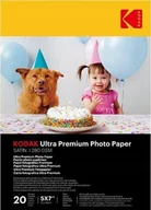 Papier do drukarek - Papier KODAK Foto Fotograficzny do Drukarki 20 szt 5x7'' 13x18cm 280g SATIN / 9891-655 - miniaturka - grafika 1