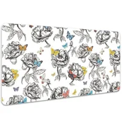 Podkładki na biurko - Podkładka na biurko z nadrukiem Motyle 100x50 cm - miniaturka - grafika 1