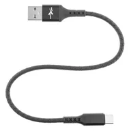 Kable USB - Wzmocniony kabel Ampere USB - USB typ-C - eXtremestyle® - 0.3 m - czarny - miniaturka - grafika 1