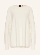 Swetry damskie - Boss Sweter Falandinas weiss - BOSS - miniaturka - grafika 1