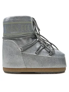 Moon Boot Śniegowce Icon Low Glitter 80D1409440 Srebrny - Śniegowce damskie - miniaturka - grafika 1