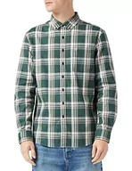 Koszule męskie - Farah Męska koszula w kratkę Manhattan, ZIELONY, XXL - miniaturka - grafika 1