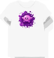 Koszulki i topy damskie - Koszulka damska biała z nadrukiem fioletowej gwiazdy Kirby XXL - miniaturka - grafika 1