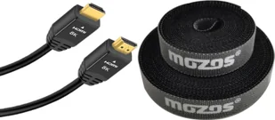 Kabel Mozos Kabel Mozos HDMI - HDMI 3m czarny HD218K-3M + Rzep Czarny 1 sztuka CM2M - Kable komputerowe i do monitorów - miniaturka - grafika 1
