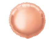 Balony i akcesoria - Unique Balon foliowy okrągły różowe złoto - 47 cm - 1 szt. - miniaturka - grafika 1