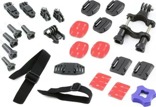 Xrec Zestaw montażowy 26w1 Uchwyt do GoPro HERO 1/2/3/3+/4 - Akcesoria do kamer sportowych - miniaturka - grafika 1