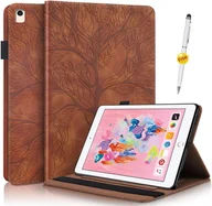 Etui do tabletów - ETUI APPLE IPAD 10.2" SKÓRZANY BRĄZOWY OCHRONNY Z KLAPKĄ +RYSIK - miniaturka - grafika 1