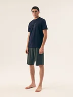 Piżamy damskie - Piżama męska Dreamer Henderson granatowy, grafitowy 2XL - miniaturka - grafika 1