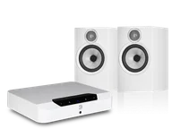 Zestawy stereo - Bluesound POWERNODE EDGE (biały) + 606 S3 (biały) - miniaturka - grafika 1