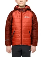 Kurtki i płaszcze dla chłopców - Jack Wolfskin ZENON JACKET K, coral orange, 164 - miniaturka - grafika 1
