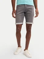 Spodenki męskie - Petrol Industries Szorty jeansowe M-ROS-SHO001 Szary Slim Fit - miniaturka - grafika 1