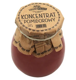Zdrowopolscy Koncentrat pomidorowy 240g - Pasztet i przetwory mięsne - miniaturka - grafika 1