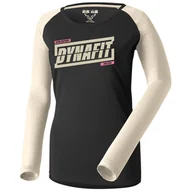 Koszulki sportowe damskie - Koszulka damska Dynafit 24/7 W L/S Tee Rozmiar: M / Kolor: biały/czarny - miniaturka - grafika 1