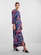 Sukienki - YAS Sukienka koszulowa Savanna 26022663 Kolorowy Loose Fit - miniaturka - grafika 1