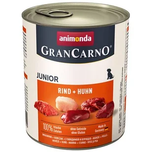 Animonda Grancarno Junior Huhn Kaninchen Kurczak + Królik Puszka 800G - Mokra karma dla psów - miniaturka - grafika 1