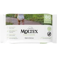 Chusteczki nawilżane - Moltex Pure & Nature Baby Wipes chusteczki nawilżane dla dzieci 60 szt. - miniaturka - grafika 1