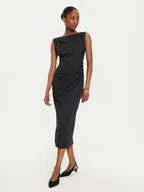 Sukienki - Marella Sukienka koktajlowa Bolivar 2423226061 Szary Slim Fit - miniaturka - grafika 1