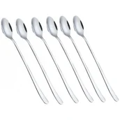 Łyżeczki - Kinghoff KOMPLET DŁUGICH ŁYŻECZEK DO KAWY 6-ele POŁYSK KH-1340 KH-1340 - miniaturka - grafika 1
