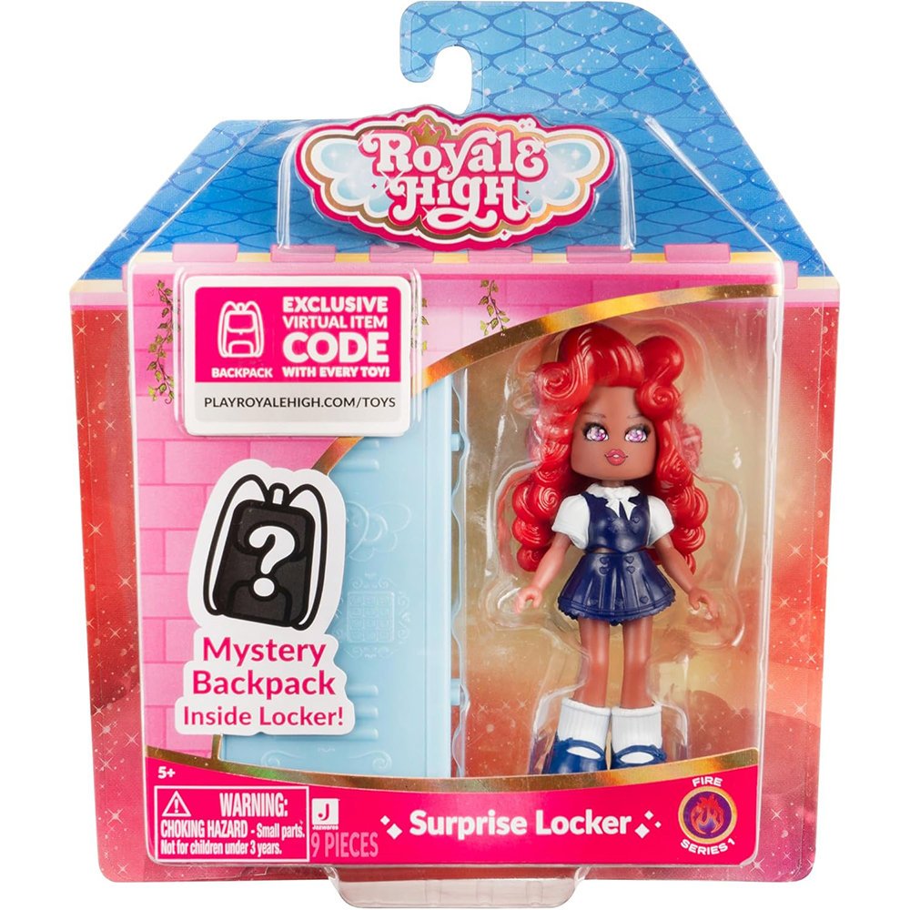 ROYALE HIGH Figurka Fire Fairy Lalka Figurka z Szafą Surprise Locker