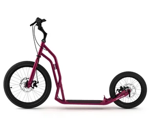 Hulajnoga Yedoo Steel S2016 Disc Burgundy - Ortezy, stabilizatory i opaski elastyczne - miniaturka - grafika 1