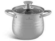 Garnki - Edenberg Garnek stalowy z pokrywką EB 534 na indukcję 8.8 L EB 534 - miniaturka - grafika 1