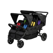 Zestawy naczyń dla dzieci - BabyTrold Trille Bus Wózek do żłobka 6 osobowy czarny - miniaturka - grafika 1