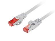 Patchcordy - Patchcord lanberg s/ftp kat.6 20m lszh cu fluke passed szary - miniaturka - grafika 1