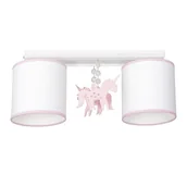 Lampy sufitowe - Milagro Lampa Sufitowa Żyrandol Plafon Jednorożec 2XE27 - miniaturka - grafika 1