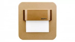 Skoff SALSA LED ciepły biały M mosiądz mat IP 66  MH-SAL-M-H-1-PL-00-01 - Lampy ścienne - miniaturka - grafika 1