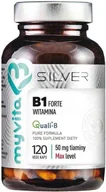 Witaminy i minerały - MyVita Witamiana B1 Tiamina 50mg 120 kapsułek vege 68 g Silver Pure - miniaturka - grafika 1