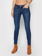 Spodnie damskie - Pepe Jeans Jeansy Soho PL204174 Granatowy Skinny Fit - miniaturka - grafika 1