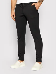 Only & Sons Chinosy Mark 22013727 Czarny Slim Fit - Spodnie męskie - miniaturka - grafika 1