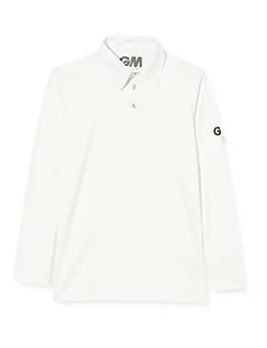 Koszule męskie - Gunn & Moore męska koszula do krykieta, biała, średnia dorośli - grafika 1
