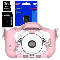 Aparaty Cyfrowe - Aparat Fotograficzny Dla Dzieci Piesek + Karta pamięci 32 GB Zabawka Dla Dzieci - miniaturka - grafika 1