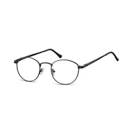 Okulary korekcyjne, oprawki, szkła - Lenonki zerowki Okulary Oprawki korekcyjne 793 czarne - miniaturka - grafika 1