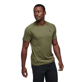 Koszulki męskie - Męska koszulka Black Diamond Lightwire Tech T-shirt crag green - S - grafika 1