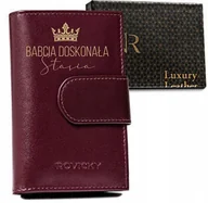 Portfele - Portfel dla babci Z IMIENIEM grawer na DZIEŃ BABCI - miniaturka - grafika 1