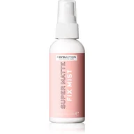 Utrwalacze do makijażu - Makeup Revolution Matujący spray utrwalający i Relove Super Matte Fix Mist) 50 ml - miniaturka - grafika 1