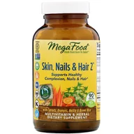 Suplementy naturalne - MegaFood Skin Nails &amp; Hair 2 90 tab. - miniaturka - grafika 1