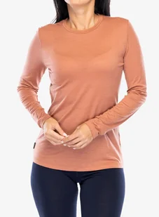 Bluzka damska z długim rękawem Icebreaker Merino 150 Tech Lite LS Tee - cedar wood - Bluzki damskie - miniaturka - grafika 1