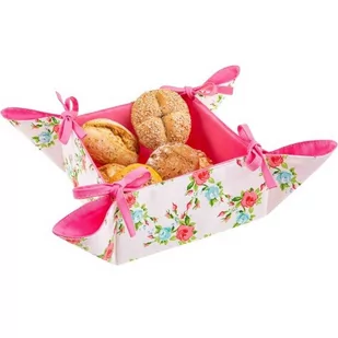 Koszyk 23 x 23 x 7 na Pieczywo Bawełna English Ros - Dekoracje domu Koszyk 23 x 23 x 7 na Pieczywo Bawełna English Ros - Dekoracje domu - miniaturka - grafika 1