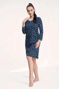 Koszula nocna damska rękaw 3/4 - XL - Bielizna nocna - miniaturka - grafika 1