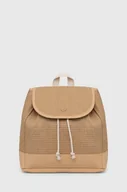 Plecaki - Roxy plecak damski kolor beżowy mały wzorzysty - miniaturka - grafika 1